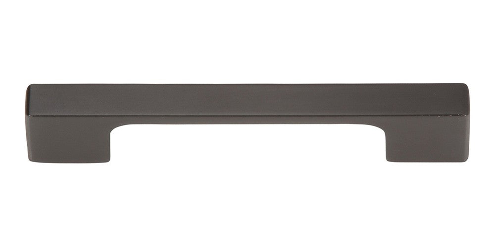 ATLAS HOMEWARES CABINET HARDWARE THIN SQUARE PULL 96 MM CC MODERN BRONZE - cabinetknobsonline