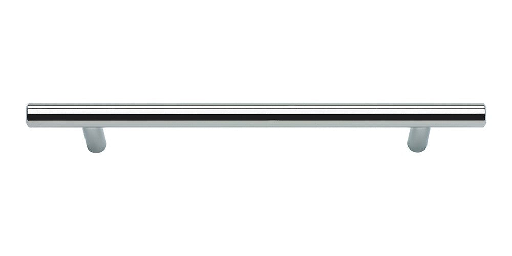 ATLAS HOMEWARES CABINET HARDWARE SKINNY LINEA PULL 160 MM CC POLISHED STAINLESS STEEL - cabinetknobsonline