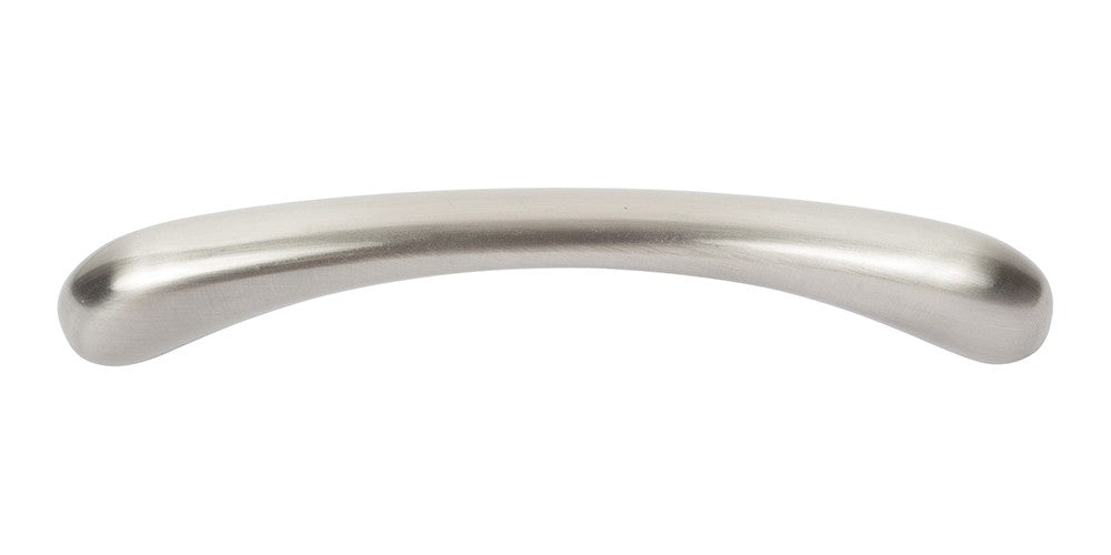 ATLAS HOMEWARES CABINET HARDWARE BRIDGE PULL 128 MM CC BRUSHED NICKEL - cabinetknobsonline