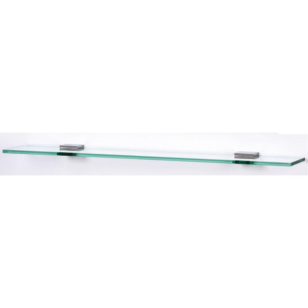 Alno Decorative Hardware 'Creations' 24" GLASS SHELF WITH BRACKETS - cabinetknobsonline