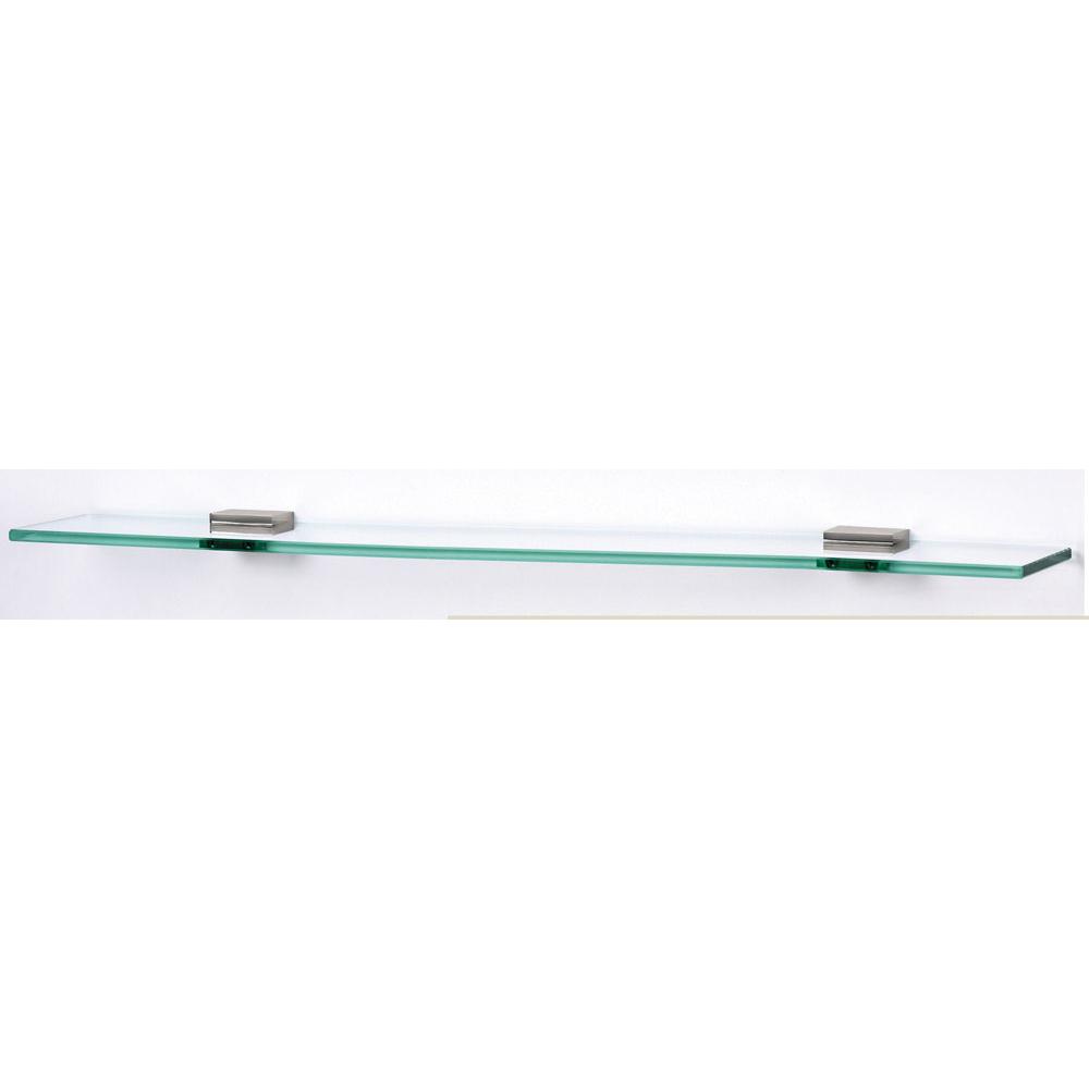 Alno Decorative Hardware 'Creations' 24" GLASS SHELF WITH BRACKETS - cabinetknobsonline