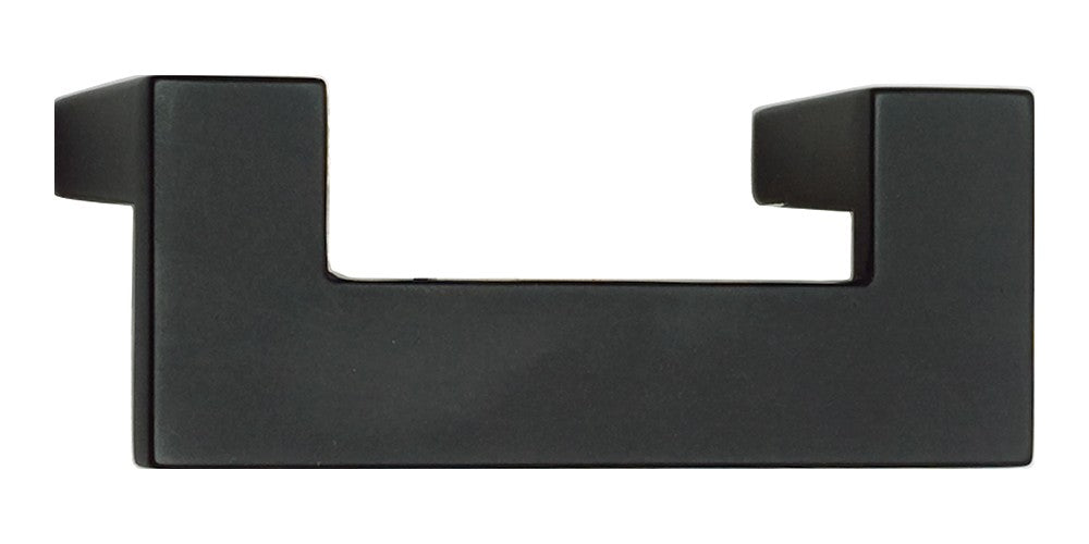 ATLAS HOMEWARES CABINET HARDWARE U-TURN PULL 64 MM CC MATTE BLACK - cabinetknobsonline