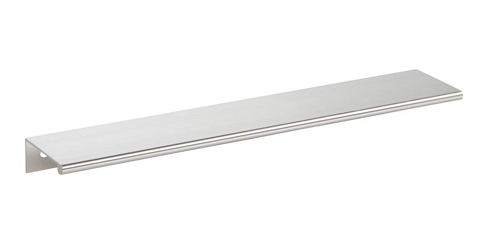 ATLAS HOMEWARES CABINET HARDWARE TAB EDGE PULL 224 MM CC BRUSHED NICKEL - cabinetknobsonline