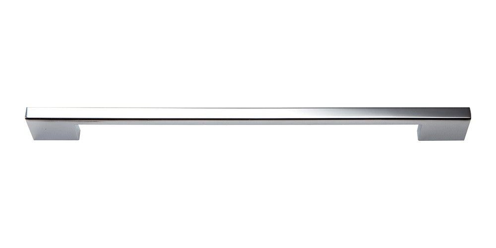 ATLAS HOMEWARES CABINET HARDWARE THIN SQUARE PULL 288 MM CC CHROME - cabinetknobsonline