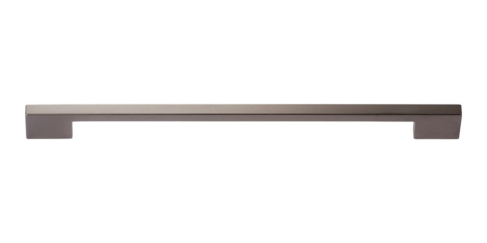 ATLAS HOMEWARES CABINET HARDWARE THIN SQUARE PULL 288 MM CC SLATE - cabinetknobsonline