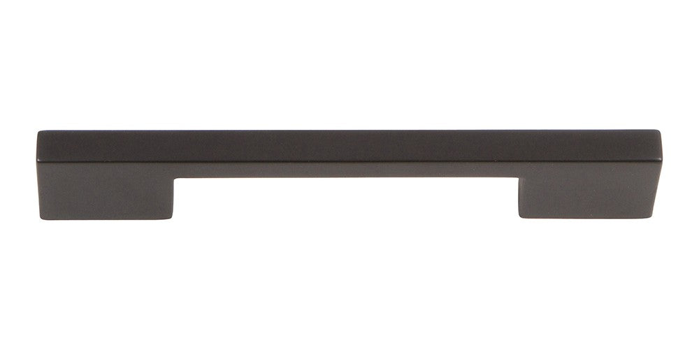 ATLAS HOMEWARES CABINET HARDWARE THIN SQUARE PULL 128 MM CC MODERN BRONZE - cabinetknobsonline