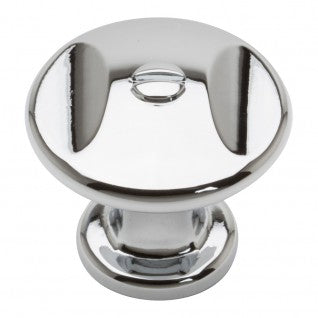 ATLAS HOMEWARES CABINET HARDWARE ERGO KNOB CHROME - cabinetknobsonline