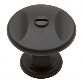 ATLAS HOMEWARES CABINET HARDWARE ERGO KNOB MODERN BRONZE - cabinetknobsonline