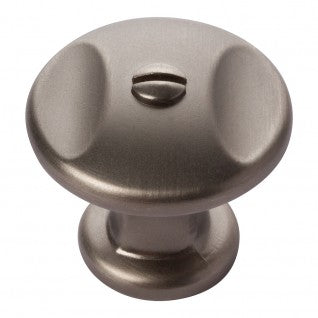 ATLAS HOMEWARES CABINET HARDWARE ERGO KNOB SLATE - cabinetknobsonline