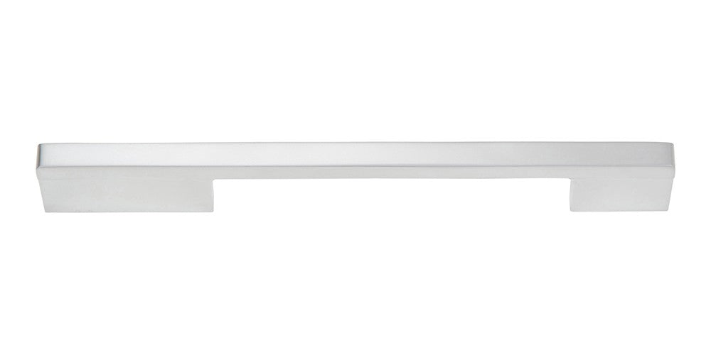 ATLAS HOMEWARES CABINET HARDWARE OFF CENTER PULL 160 MM CC MATTE CHROME - cabinetknobsonline