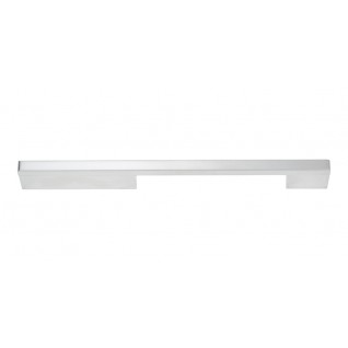 ATLAS HOMEWARES CABINET HARDWARE OFF CENTER PULL 192MM CC MATTE CHROME - cabinetknobsonline