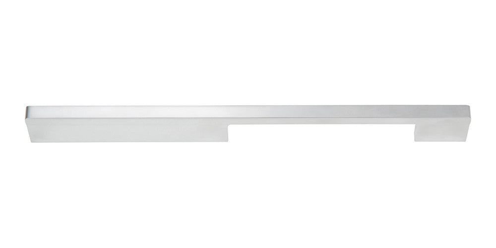 ATLAS HOMEWARES CABINET HARDWARE OFF CENTER PULL 224 MM CC MATTE CHROME - cabinetknobsonline