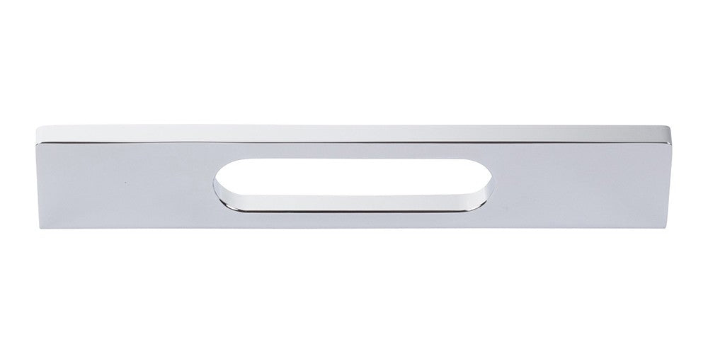 ATLAS HOMEWARES CABINET HARDWARE LEVEL PULL 128 MM CC CHROME - cabinetknobsonline