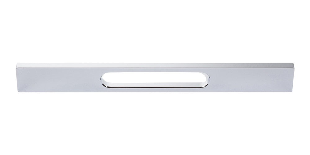 ATLAS HOMEWARES CABINET HARDWARE LEVEL PULL 224 MM CC CHROME - cabinetknobsonline