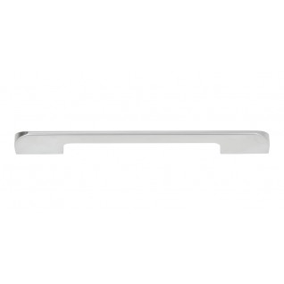 ATLAS HOMEWARES CABINET HARDWARE ROUND THIN PULL 160 MM CC MATTE CHROME - cabinetknobsonline