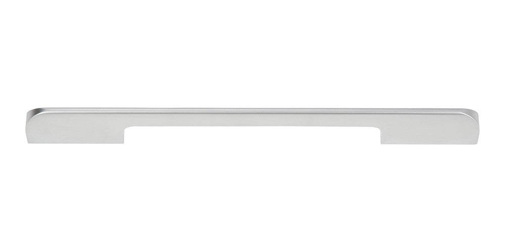 ATLAS HOMEWARES CABINET HARDWARE ROUND THIN PULL 192 MM CC MATTE CHROME - cabinetknobsonline