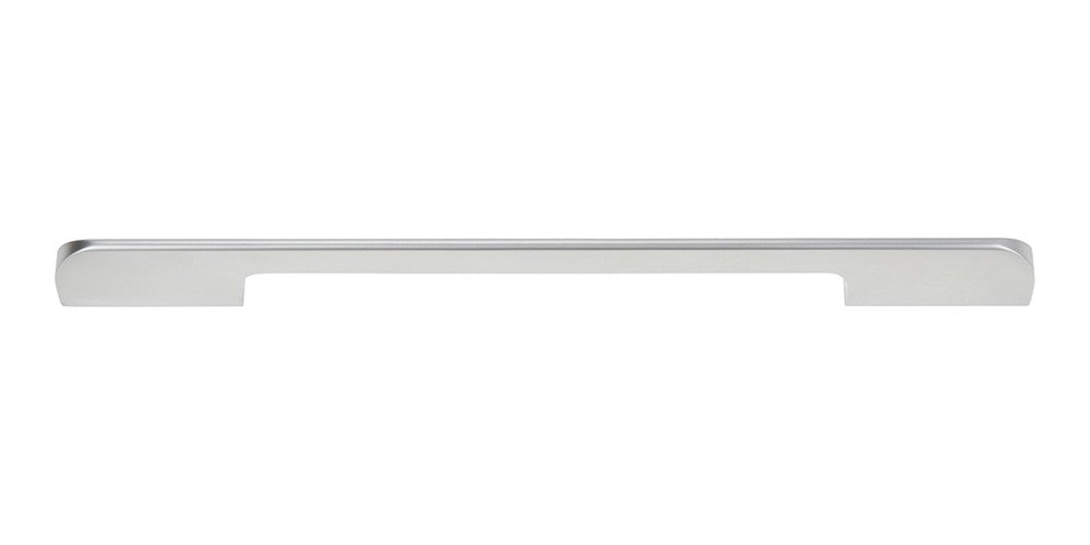 ATLAS HOMEWARES CABINET HARDWARE ROUND THIN PULL 224 MM CC MATTE CHROME - cabinetknobsonline