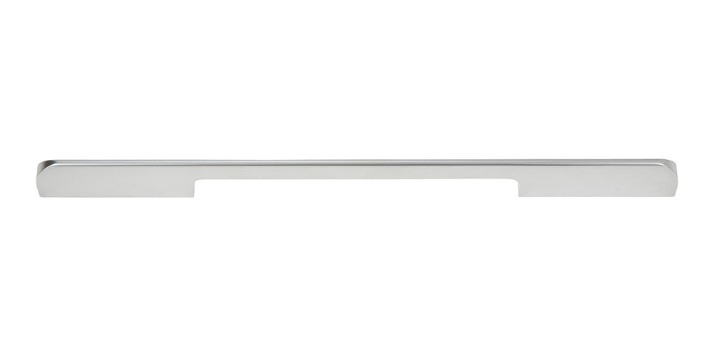 ATLAS HOMEWARES CABINET HARDWARE ROUND THIN PULL 320 MM CC MATTE CHROME - cabinetknobsonline