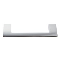 ATLAS HOMEWARES CABINET HARDWARE ANGLED DROP PULL 96MM CHROME - cabinetknobsonline