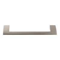 ATLAS HOMEWARES CABINET HARDWARE ANGLED DROP PULL 128MM BRUSHED NICKEL - cabinetknobsonline