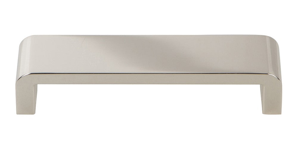 ATLAS HOMEWARES CABINET HARDWARE PLATFORM PULL 128MM CC POLISHED NICKEL - cabinetknobsonline