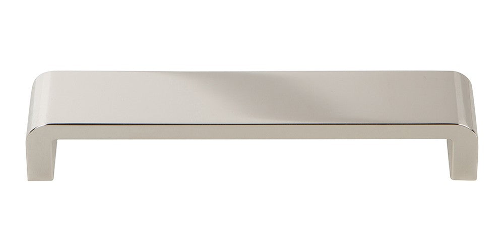 ATLAS HOMEWARES CABINET HARDWARE PLATFORM PULL 160MM  CC POLISHED NICKEL - cabinetknobsonline