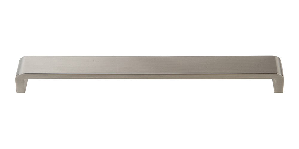 ATLAS HOMEWARES CABINET HARDWARE PLATFORM PULL 288MM CC BRUSHED NICKEL - cabinetknobsonline