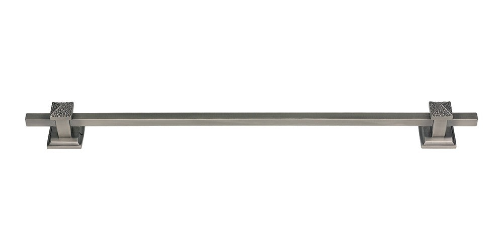 ATLAS HOMEWARES CABINET HARDWARE CRAFTSMAN APPLIANCE PULL 15" CC PEWTER - cabinetknobsonline