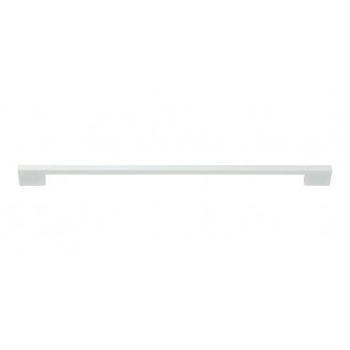 ATLAS HOMEWARES CABINET HARDWARE THIN SQUARE APPLIANCE PULL 18" CC HIGH GLOSS WHITE - cabinetknobsonline