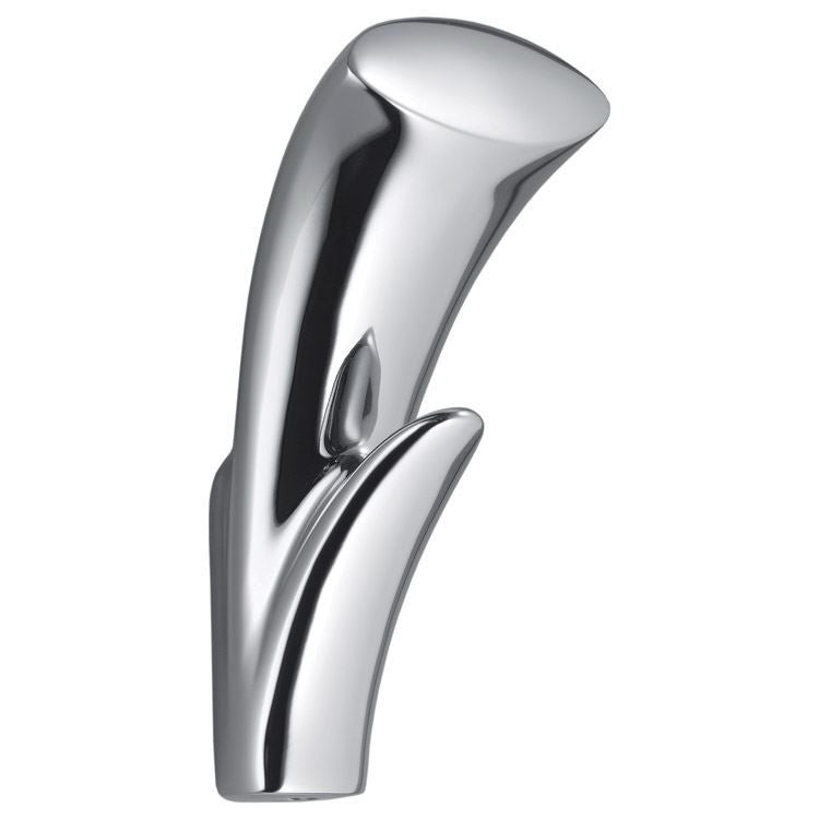 Colombo Design Bathroom Accessories Link Collection Robe-Towel Hook Chrome - cabinetknobsonline