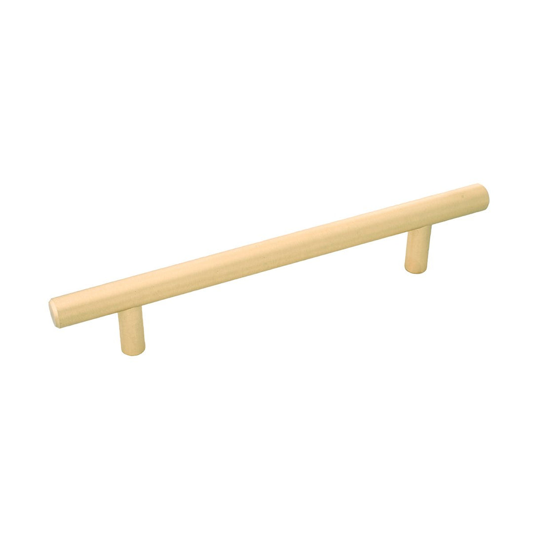 Belwith-Keeler Cabinet Hardware  Contemporary Bar Pulls Collection Pull 128 Millimeter Center to Center Royal Brass Finish - cabinetknobsonline