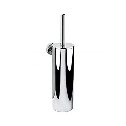 Colombo Designs Basic Collection Wall Mounted Toilet Brush Holder-Chrome - cabinetknobsonline
