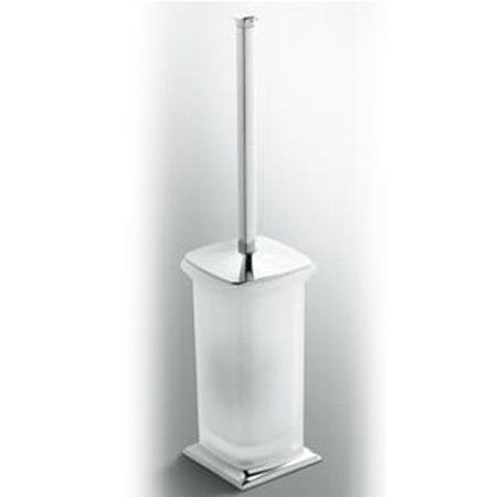 Colombo Design Portofino Collection Free Standing Toilet Brush Holder -  Chrome - cabinetknobsonline