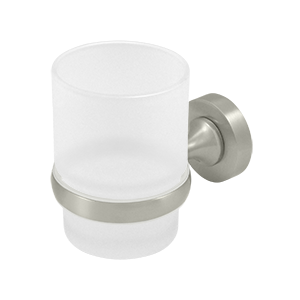 Deltana Architectural Hardware Bathroom Accessories Tooth Brush Holder w-Glass, Nobe Series each - cabinetknobsonline
