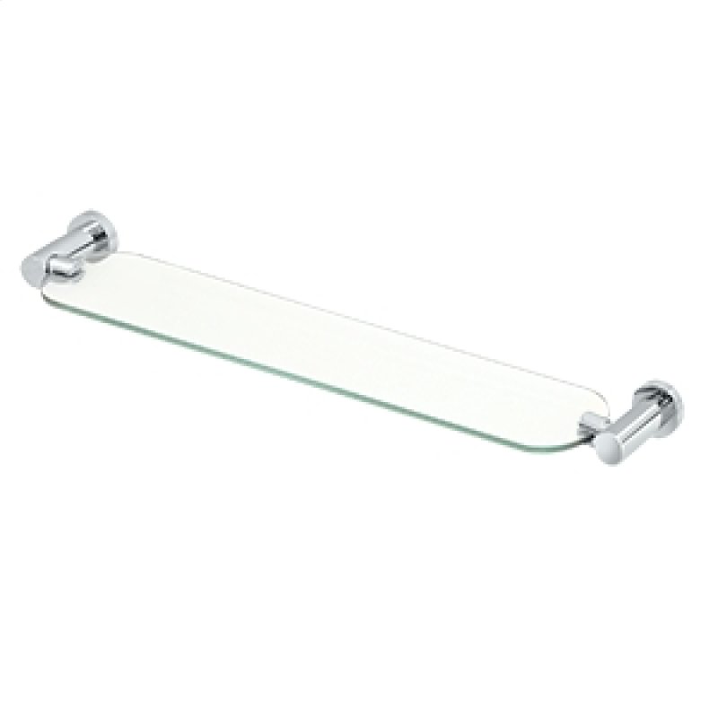 Deltana Architectural Hardware Bathroom Accessories 20" Shampoo Shelf w-Glass, Nobe Series each - cabinetknobsonline