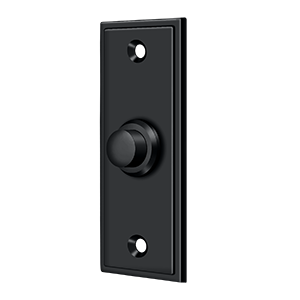 Deltana Architectural Hardware Door Accessories Bell Button, Rectangular Contemporary each - cabinetknobsonline