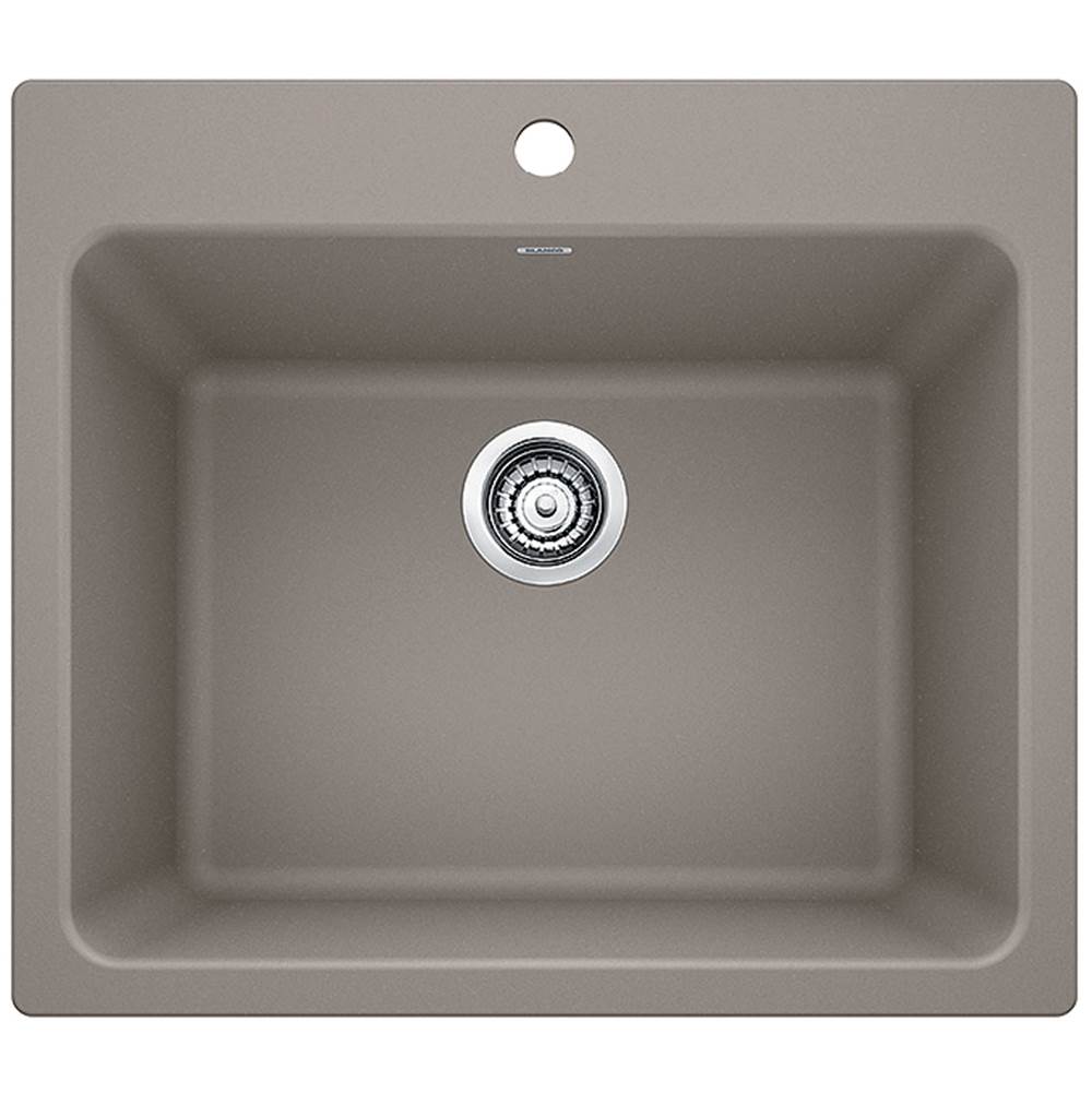 Blanco Liven Laundry Sink - Truffle - cabinetknobsonline