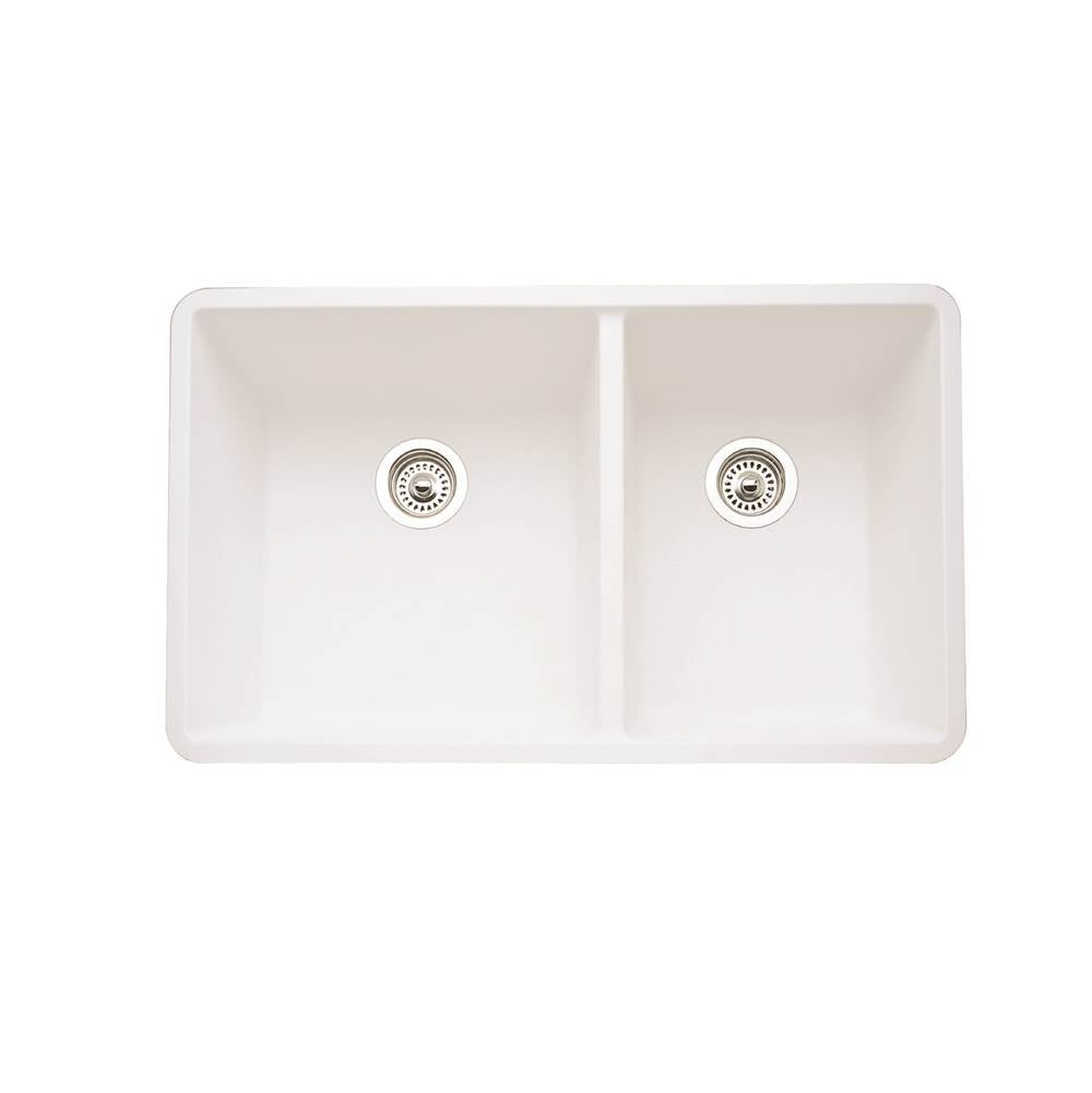 Blanco Precis 1-3-4 Bowl - White - cabinetknobsonline