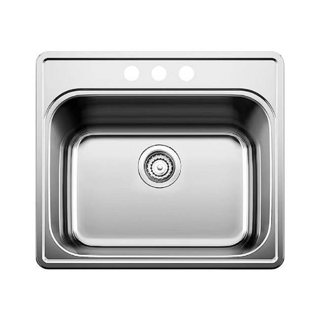 Blanco Essential Laundry Sink Three Hole - cabinetknobsonline