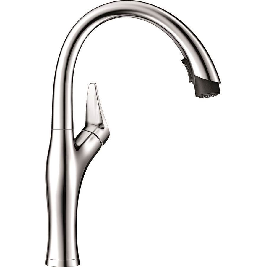 Blanco Artona Pull Down 1.5 gpm - Chrome - cabinetknobsonline