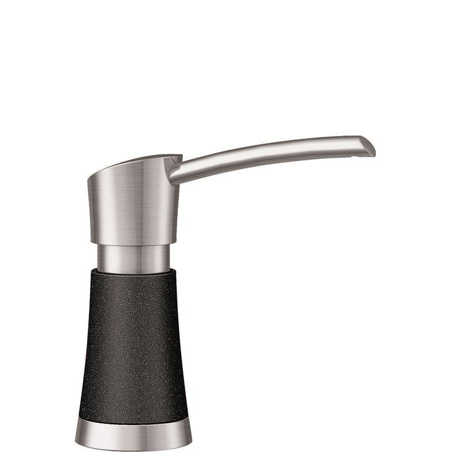 Blanco Artona Soap Dispenser - Anthracite-Stainless Dual Finish - cabinetknobsonline