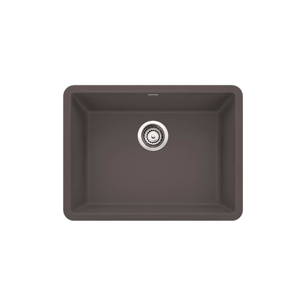 Blanco Precis 24" Single Bowl Kitchen Sink- Cinder - cabinetknobsonline