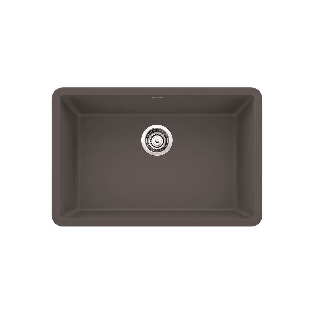 Blanco Precis 27" Single Bowl Kitchen Sink- Cinder - cabinetknobsonline