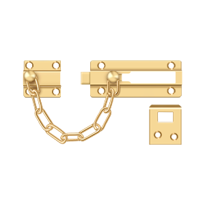 Deltana Architectural Hardware Door Accessories Door Guard, Chain - Doorbolt each - cabinetknobsonline