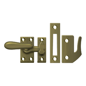 Deltana Architectural Hardware Window Hardware Window Lock, Casement Fastener, Medium each - cabinetknobsonline