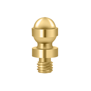 Deltana Architectural Hardware Specialty Solid Brass Hinges & Finials Acorn Tip each - cabinetknobsonline