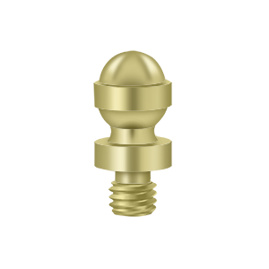 Deltana Architectural Hardware Specialty Solid Brass Hinges & Finials Acorn Tip each - cabinetknobsonline