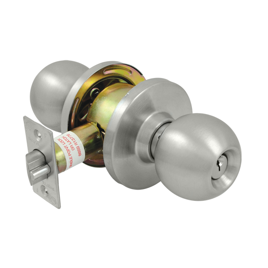 Deltana Architectural Hardware Commercial Locks: Pro Series Comm, Entry Standard GR2, Round each - cabinetknobsonline