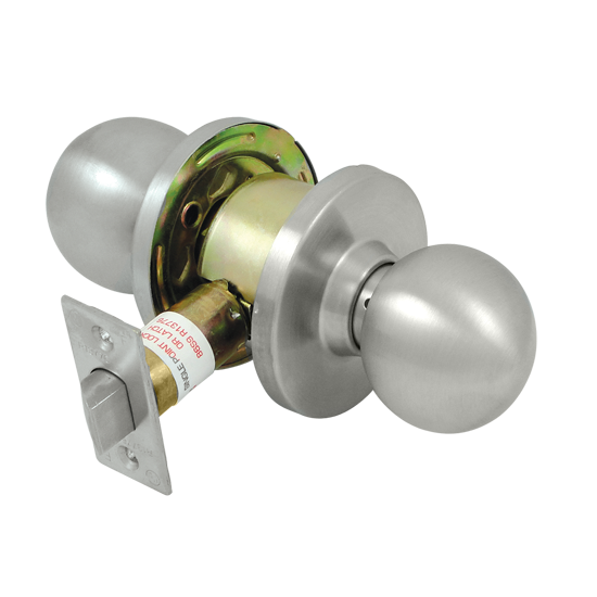 Deltana Architectural Hardware Commercial Locks: Pro Series Comm, Passage Standard GR2, Round each - cabinetknobsonline