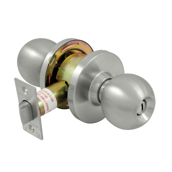 Deltana Architectural Hardware Commercial Locks: Pro Series Comm, Privacy Standard GR2, Round each - cabinetknobsonline